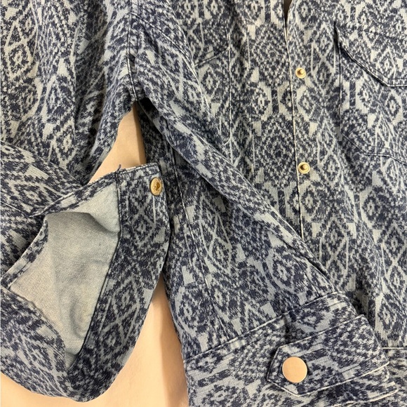 Ruby Rd. Blue Patterned Jacket - Picture 4 of 4